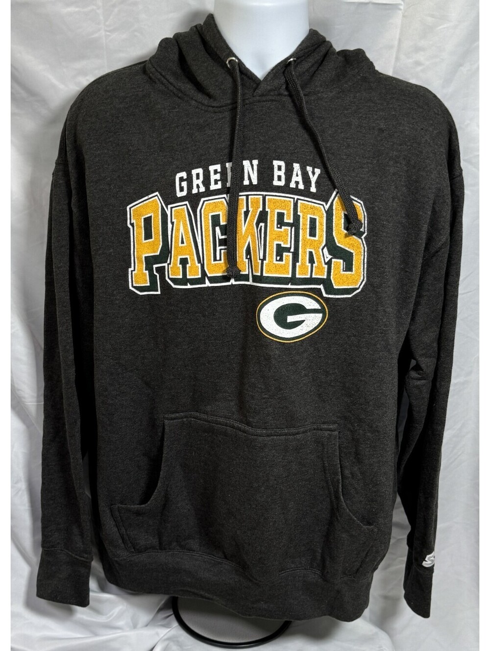 Starter Green Bay Packers Pullover Hoodie Dark Gray Men's XL NEW NWT